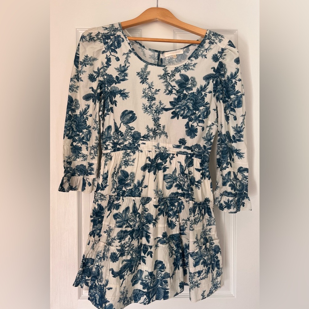 LoveShackFancy Lienzo Floral Dress Size 6